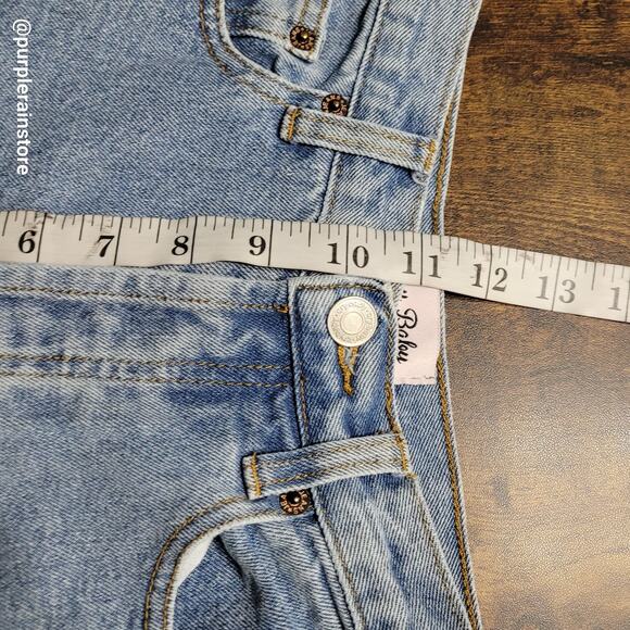 Cry Baby Jeans Size 24 Skinny High Rise Button Fly Medium Light Wash Denim - Picture 9 of 13